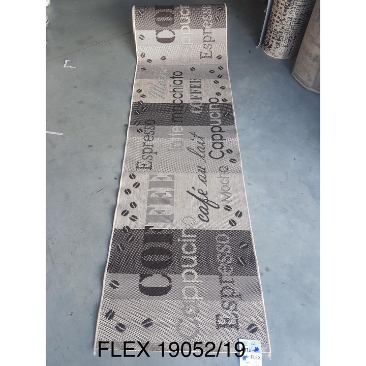 Traversa Antiderapanta, Home Vista, Flex 19052, Maro / Bej, 100x300 cm