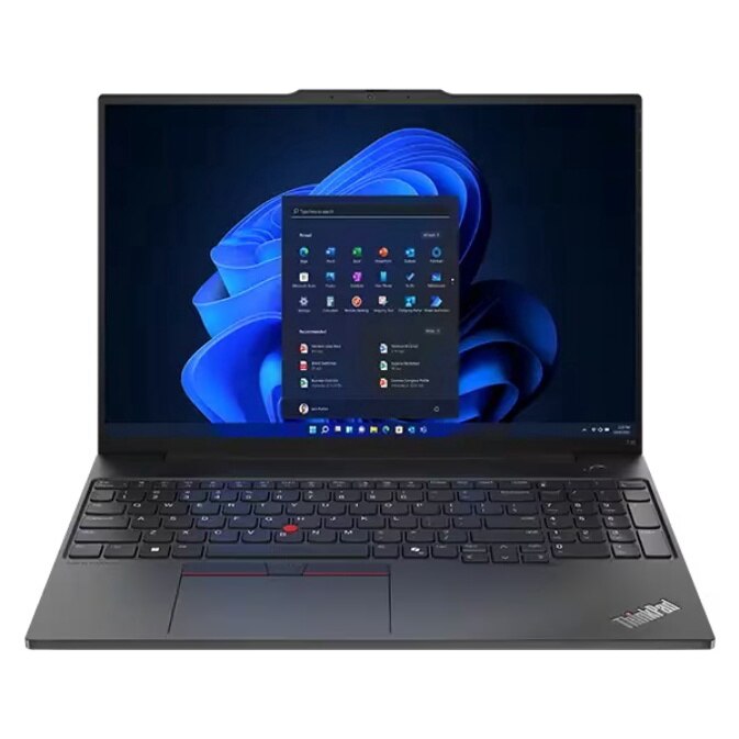 Laptop Lenovo ThinkPad E16 Gen 2, 21MA002WBM, 16", Intel Core Ultra 7 155H (16 nuclee), Intel Arc Graphics, 16GB DDR5, SSD 1TB, no os, Graphite Black