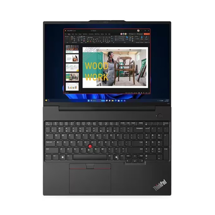 Laptop Lenovo ThinkPad E16 Gen 2, 16", Intel Core Ultra 7 155H (16 nuclee), Intel Arc Graphics, 32GB DDR5, SSD 1TB NVME, Graphite Black, no os