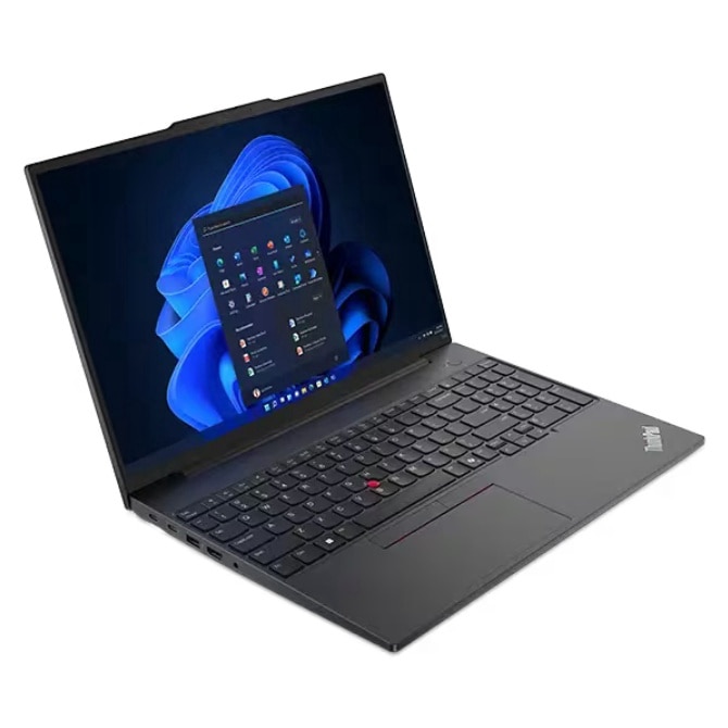 Laptop Lenovo ThinkPad E16 Gen 2, 21MA002WBM, 16", Intel Core Ultra 7 155H (16 nuclee), Intel Arc Graphics, 16GB DDR5, SSD 1TB, no os, Graphite Black