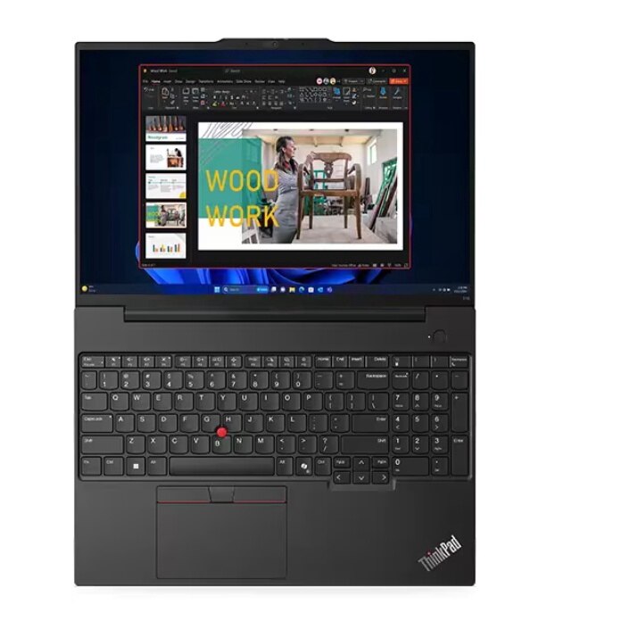 Laptop Lenovo ThinkPad E16 Gen 2, 21MA002WBM, 16", Intel Core Ultra 7 155H (16 nuclee), Intel Arc Graphics, 16GB DDR5, SSD 1TB, no os, Graphite Black