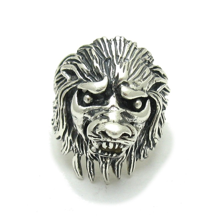 Сребърен пръстен, Empress, R001561, Лъв, Проба 925