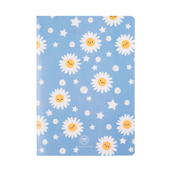 Notebook A5 Coolpack puha borító PP 32 l vonal Daisy Sun