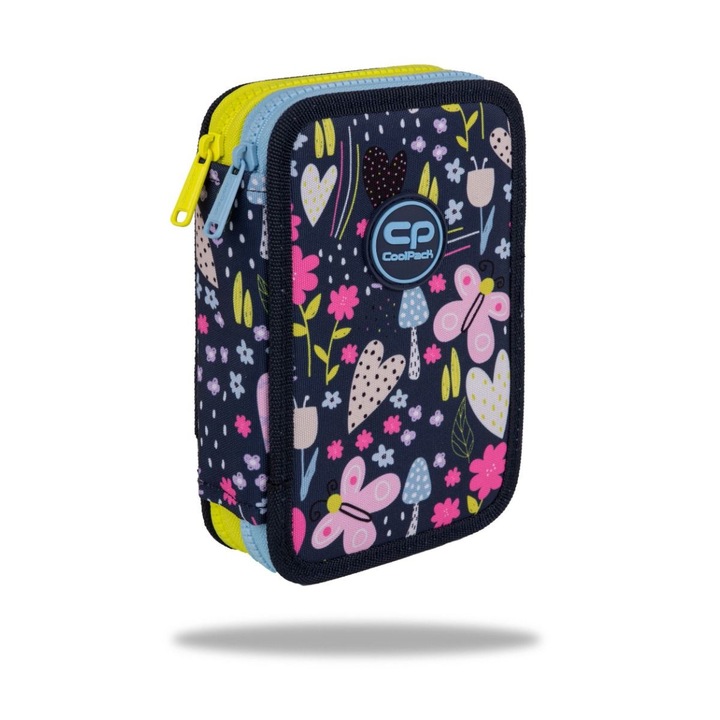 Ученически несесер с пособия CoolPack, JUMPER 2, In the garden, Два ципа