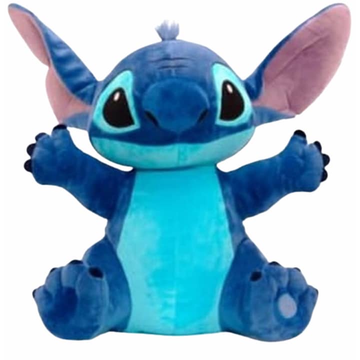 Играчка Stitch, Плюшен, Син, 80х55 см