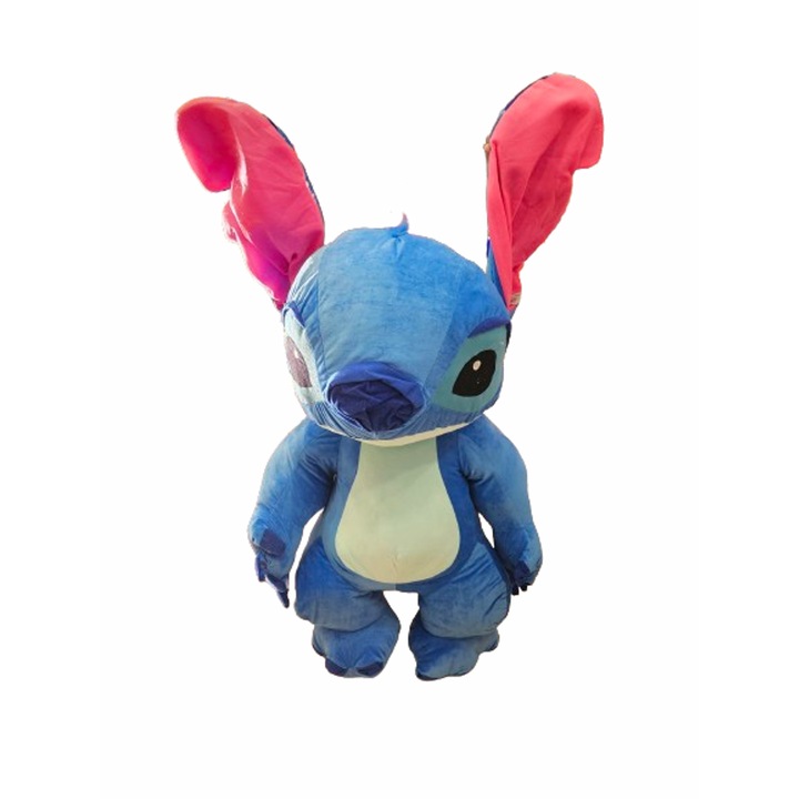 Играчка Stitch, Плюшен, Син, 110х57 см
