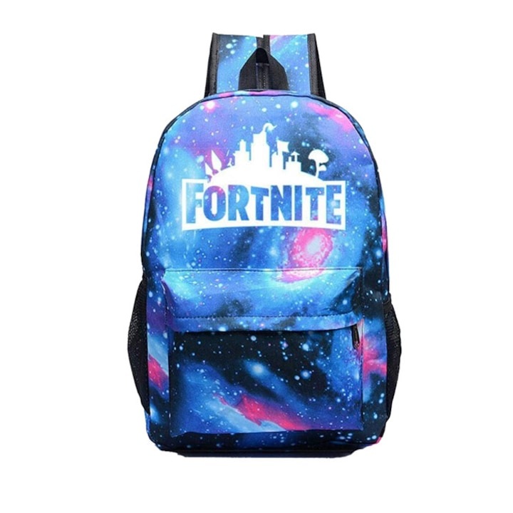 Rucsac, 31x45x18 cm, IKKB, impermeabil pentru copii, cu buzunar anti furt(Albastru deschis Nylon)