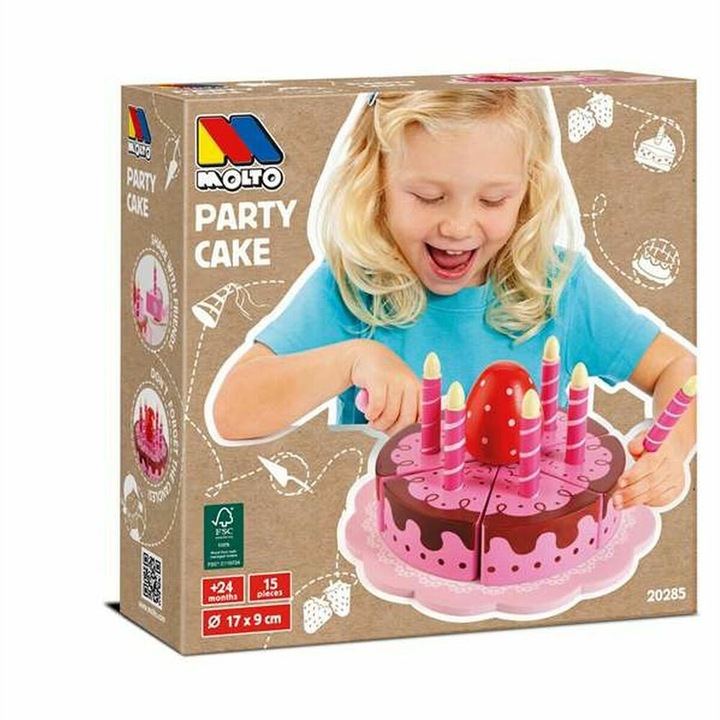 Jucarie interactiva Molto Party Cake, plastic, pentru copii