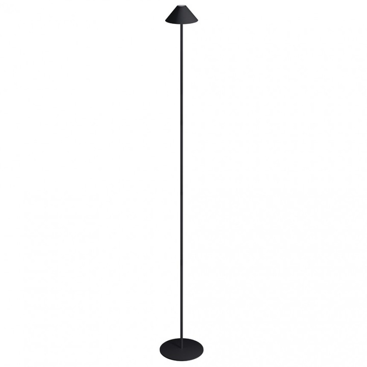 Лампион Lightex KIWI, DC, 5V, 3W, CCT, 200lm, Touch+USB, Type C, Димируем, 4000mah Li-ion, IP54, H160cm, Черен