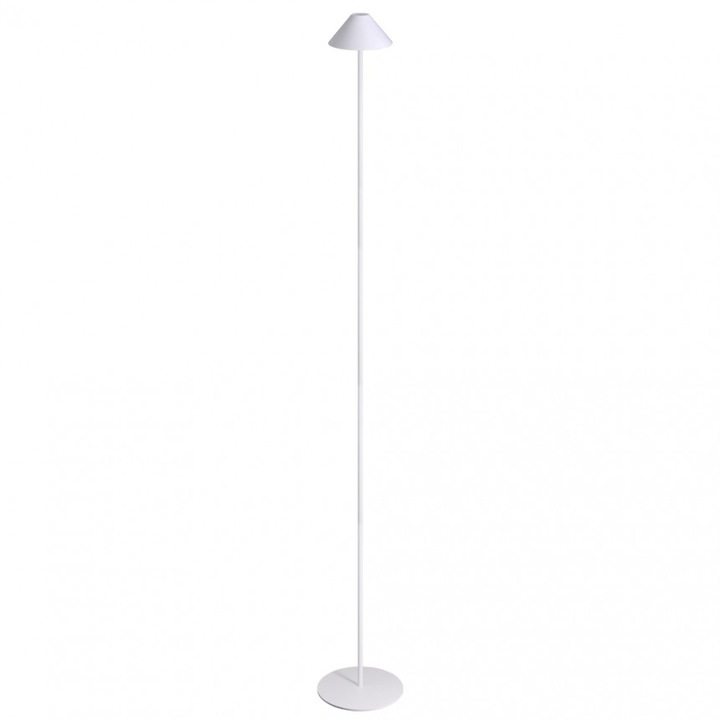 Лампион Lightex KIWI, DC, 5V, 3W, CCT, 200lm, Touch+USB, Type C, Димируем, 4000mah Li-ion, IP54, H160cm, Бял