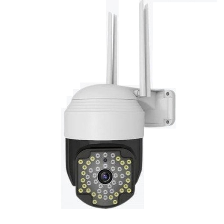 Куполна Wi-Fi камера с 48 LED диода, Yoosee, 2 Mpx, 1920x1080p, Нощно виждане, ВОдоустойчива, Слот за SD карта, Черно-бяла