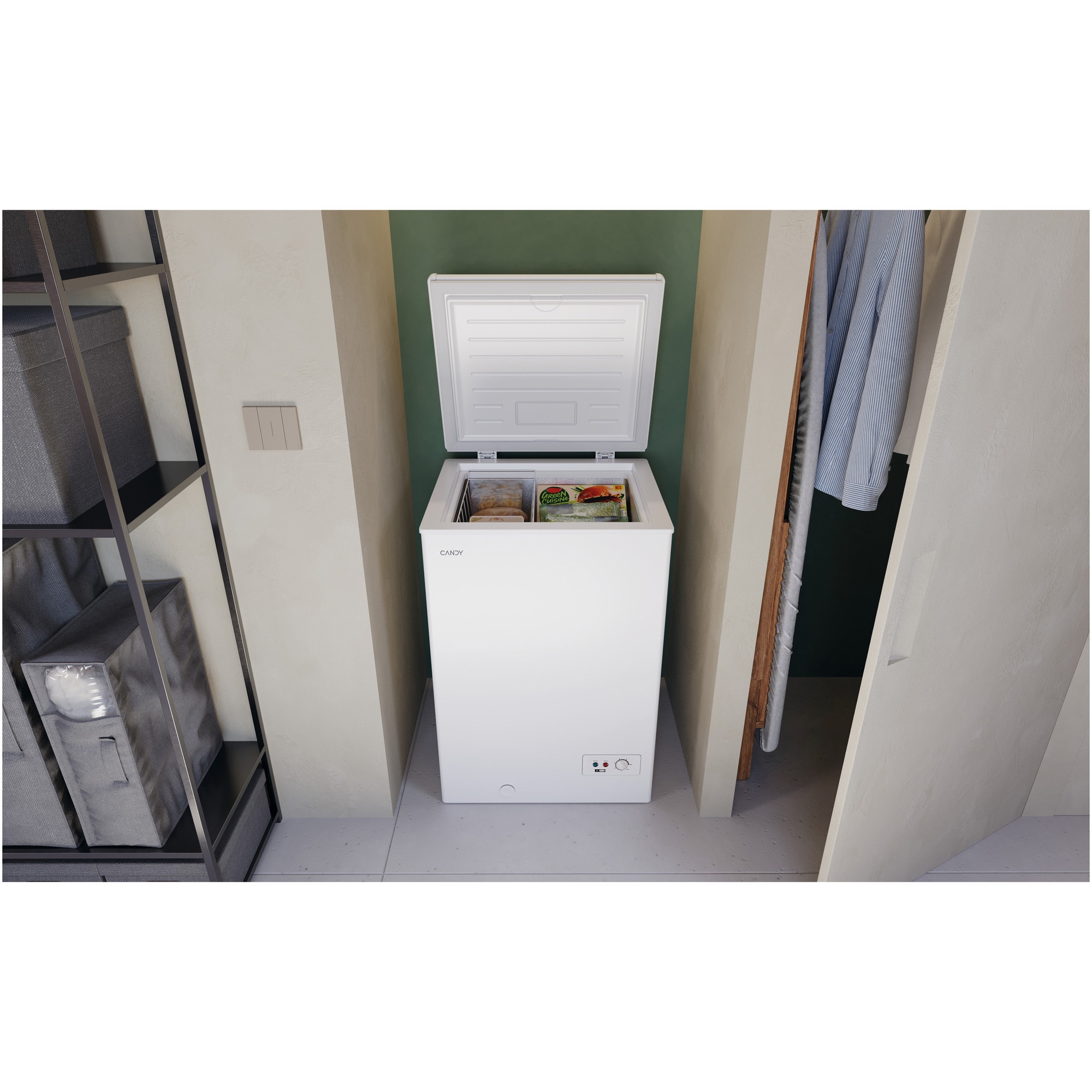 Lada frigorifica Candy CCHH 100E, 97 litri, 6 trepte de racire