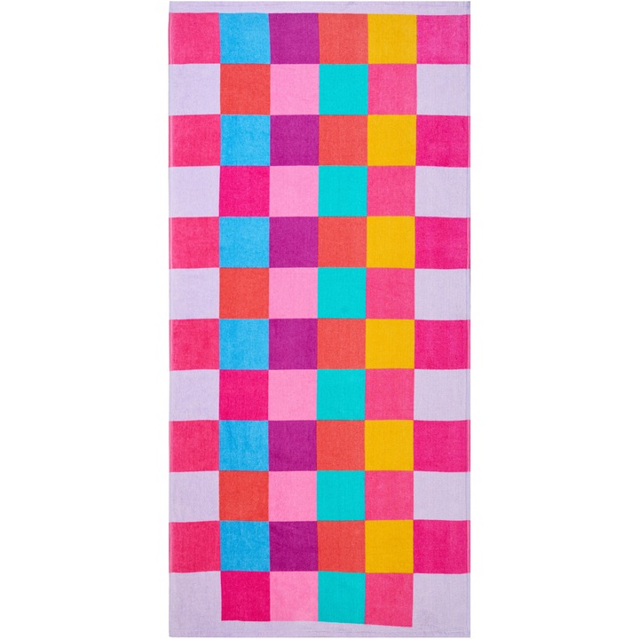 Плажна кърпа Hotel Supplier Checkerboard, 70 x 152, 100% памук, 300 GSM