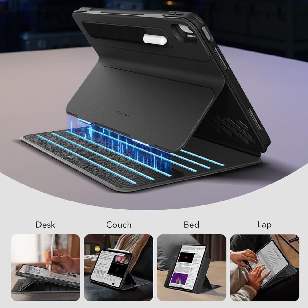 Husa ESR Shift Magnetic compatibila cu iPad Air 6 13 inch Black