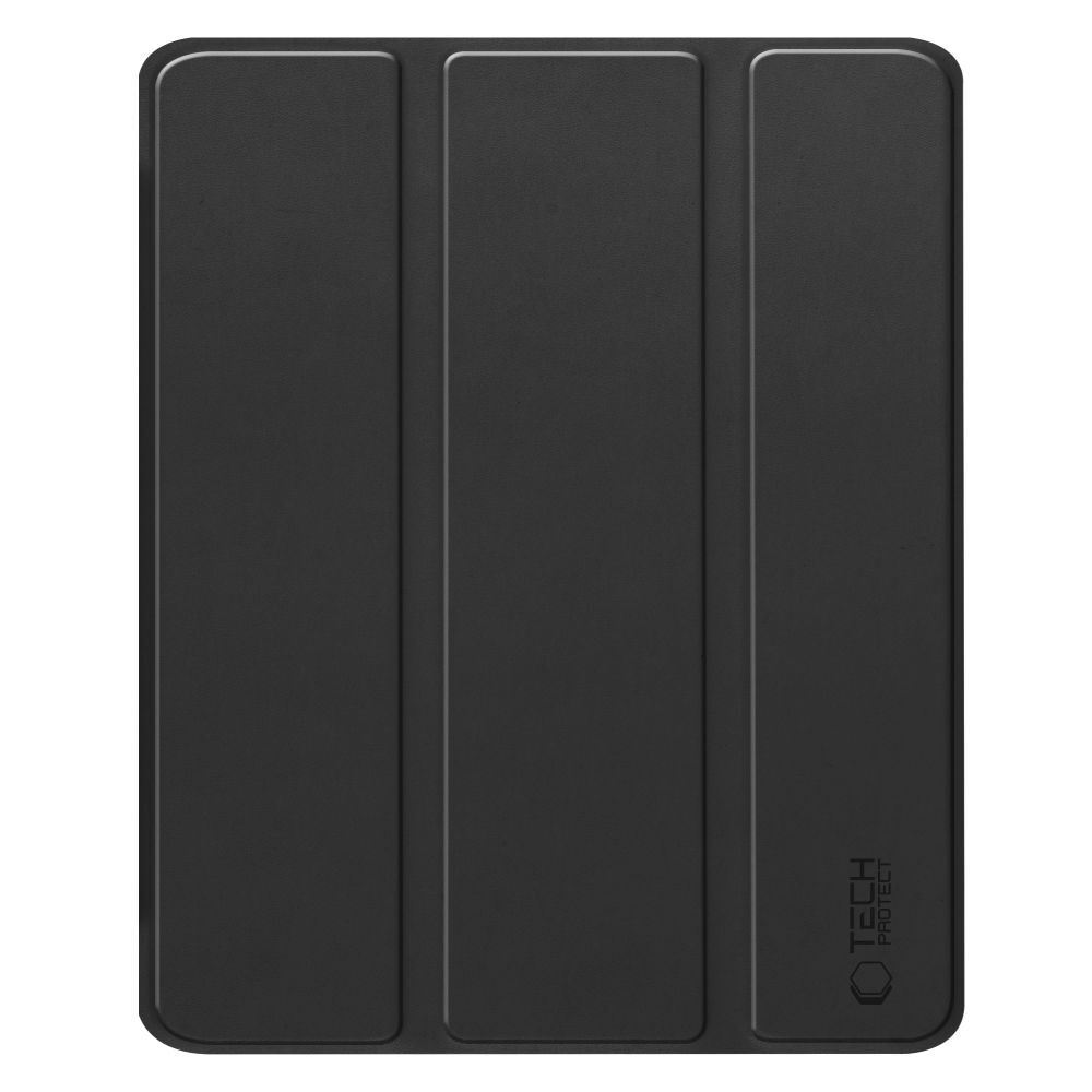 Husă tabletă compatibilă cu iPad Air 8 (2026, M4, 13 inch) - carcasă inteligentă neagră, cu suport pentru creion