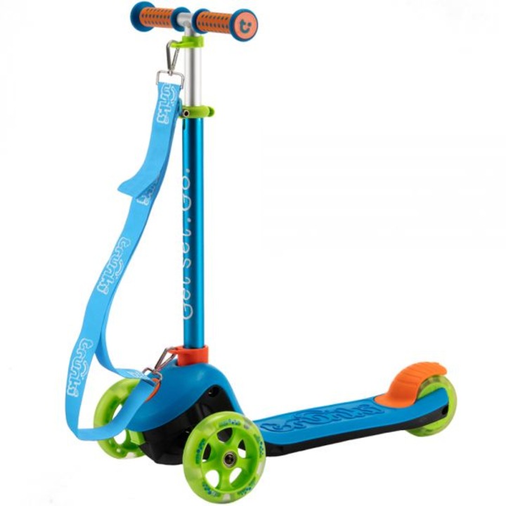 Trunki összecsukható roller, kék/zöld, S / 3+ év