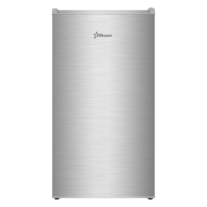 Хладилник с една врата STARCREST SF-83IX-E, Клас E, Капацитет 83L, Вътрешно осветление, Отделение за лед, H 85 см, Неръждаема стомана