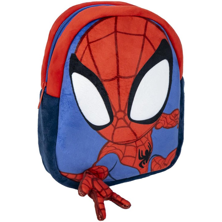 Ghiozdan copii, Spidey, 1 fermoar, 18 x 22 x 8 cm