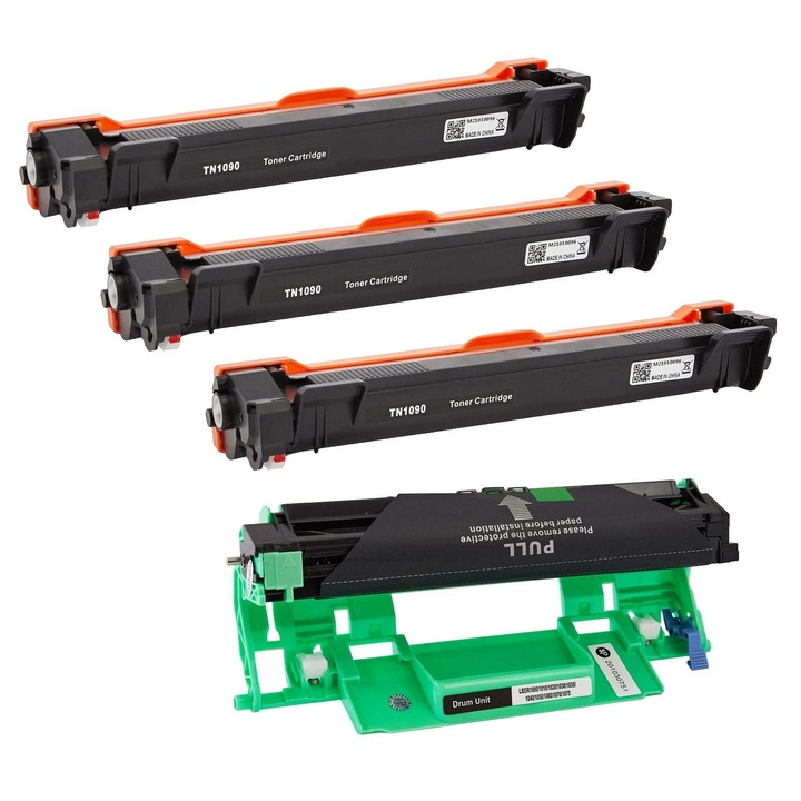 Комплект от 3 тонер касети TN-1090 и барабанен модул DR-1090