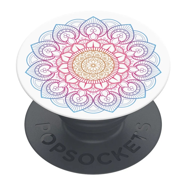 Универсален държач за телефон, таблет, PopSockets®, PopGrip държач, Basic, Rainbow Mandala
