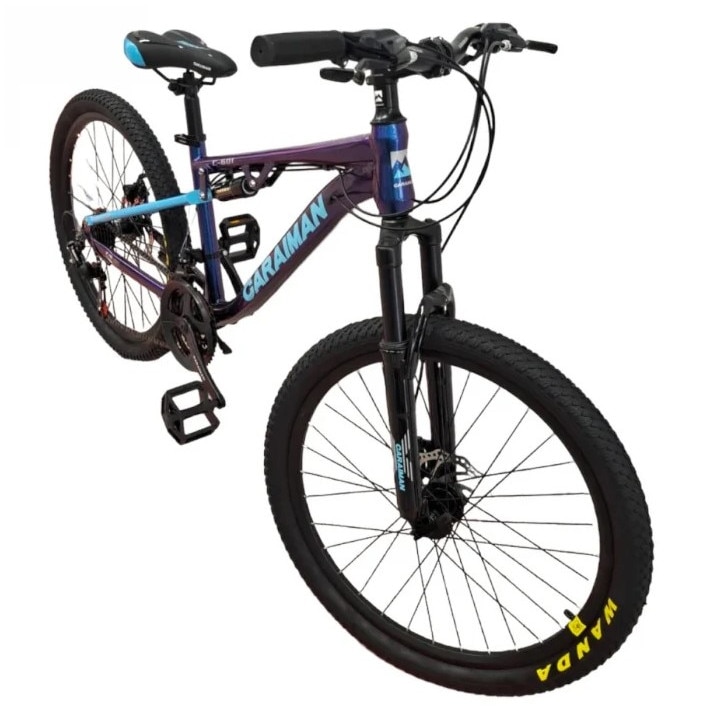 Bicicleta CARAIMAN, 24GTR, Albastru, 24 inch, Cadru Otel PENDAN