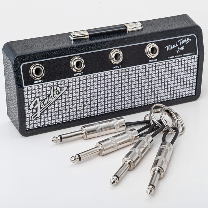 Kulcstartó, Special MR™, gitárerősítős modell, 4 kulcsot tartalmaz, fali rögzítőkészlet