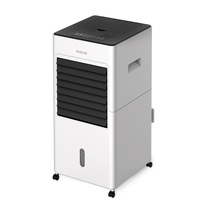 Racitor/incalzitor de aer mobil, Muhler, MC-6066H, 2000 W, LED, Alb