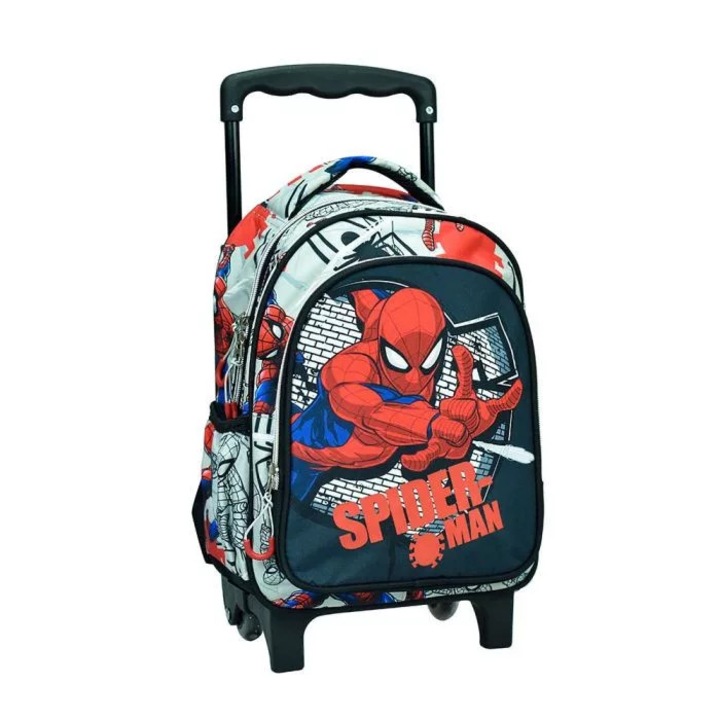 Pókember gurulós ovis hátizsák 30cm (Wall)