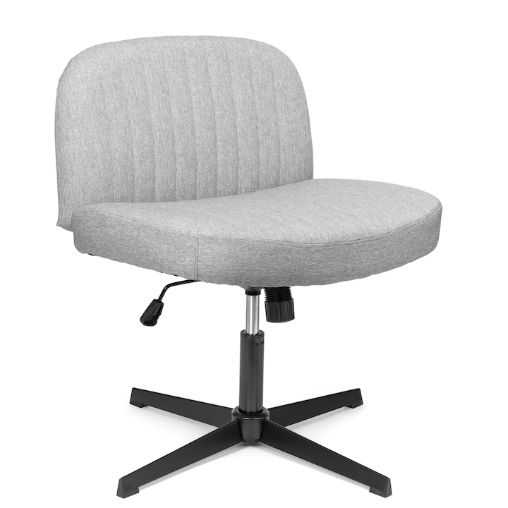 Scaun de Birou, Dr.Home Bixby XL, Fara Roti, Material Textil - Gri