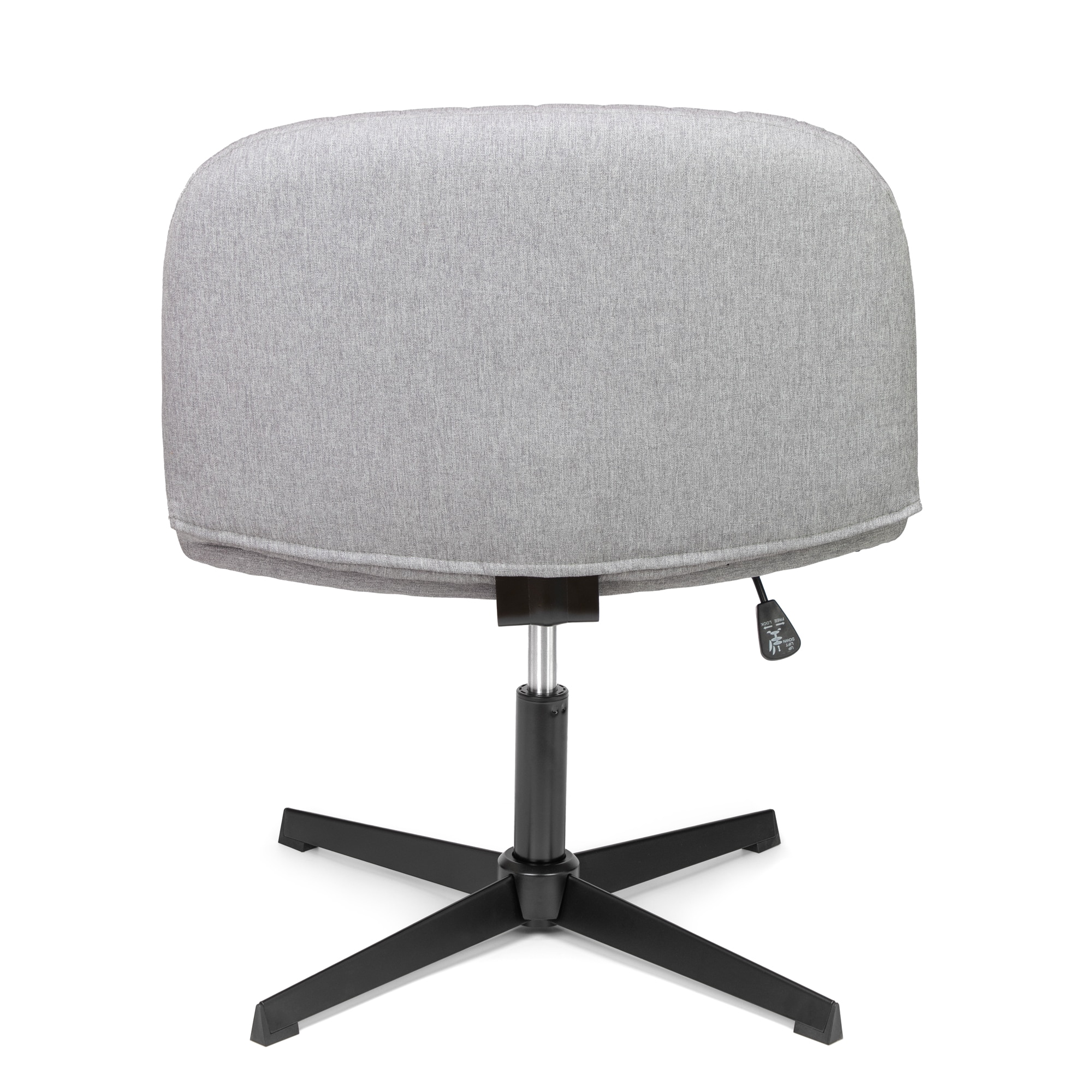Scaun Birou Fara Roti Scaun de Birou, Dr.Home Bixby XL, Fara Roti, Material Textil - Gri ...