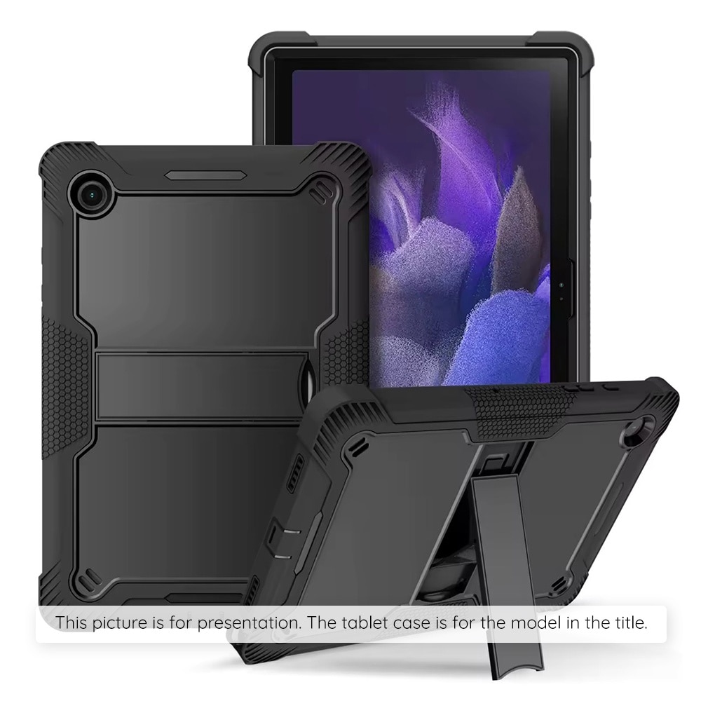 Husa pentru iPad Air 11 (2024) + Folie - Techsuit Rugged TabShell - Black