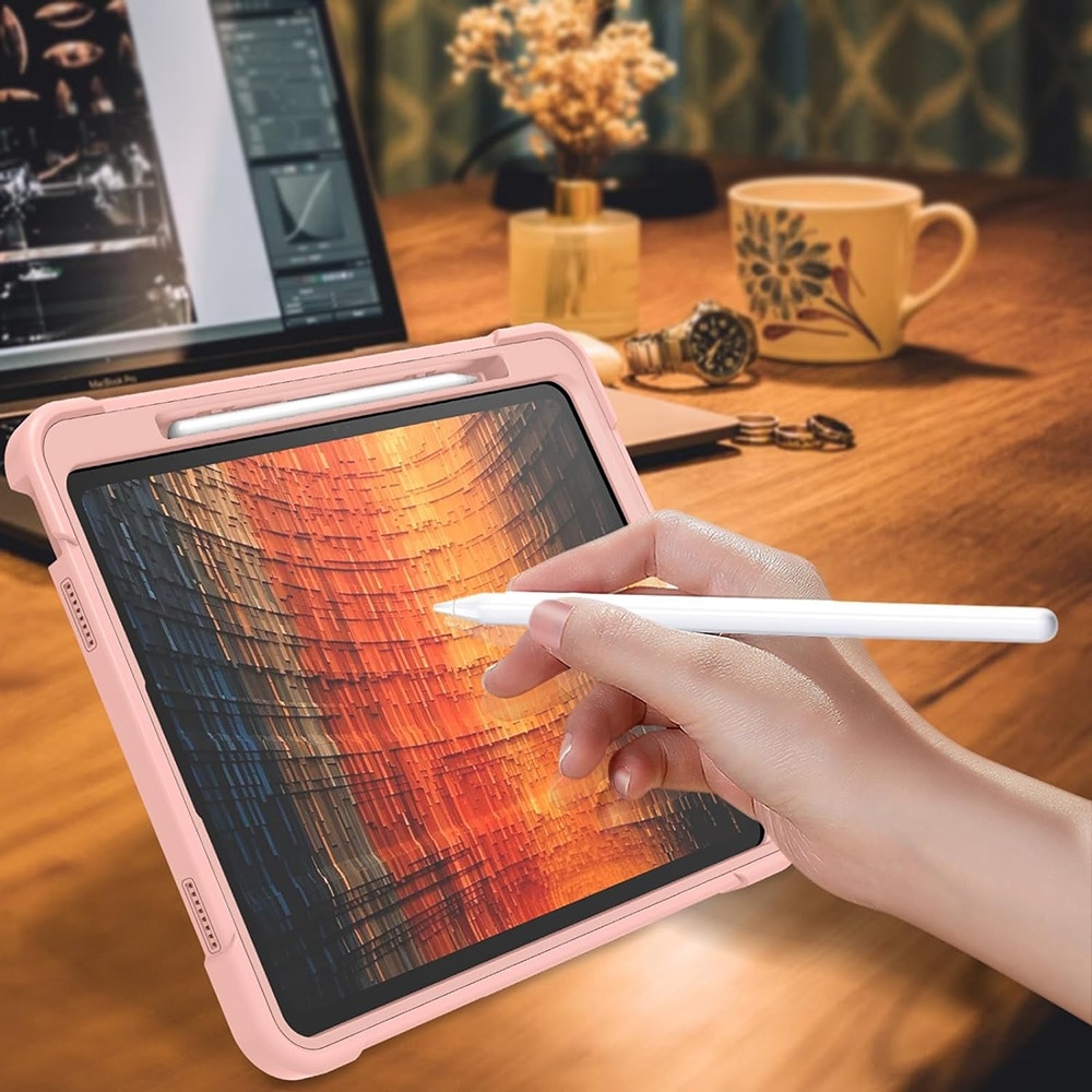 Husa pentru iPad Air 11 (2024) + Folie - Techsuit Rugged TabShell - Black
