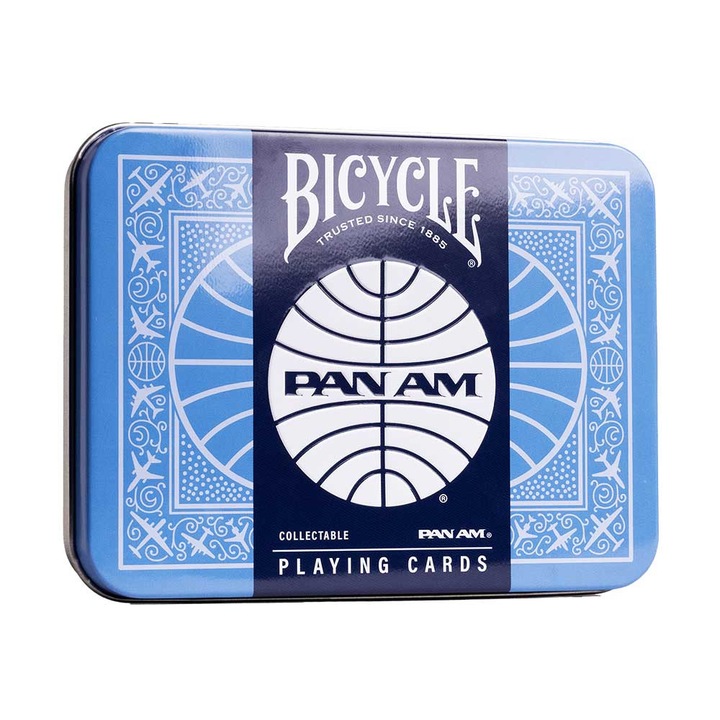 Carti de joc Bicycle 2PK Pan Am Tin - set 2 pachete