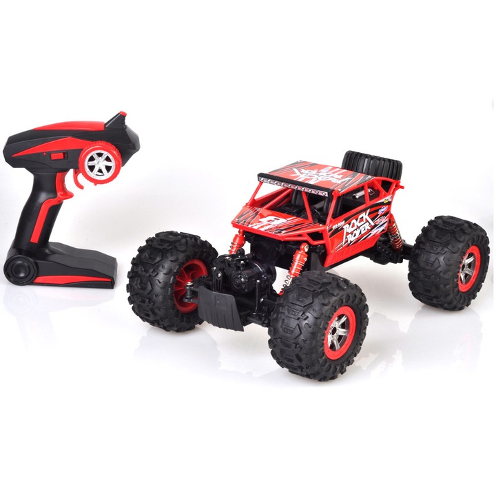 Количка Mappy Rock Racer, С дистанционно управление, Мащаб 1:12, Червен