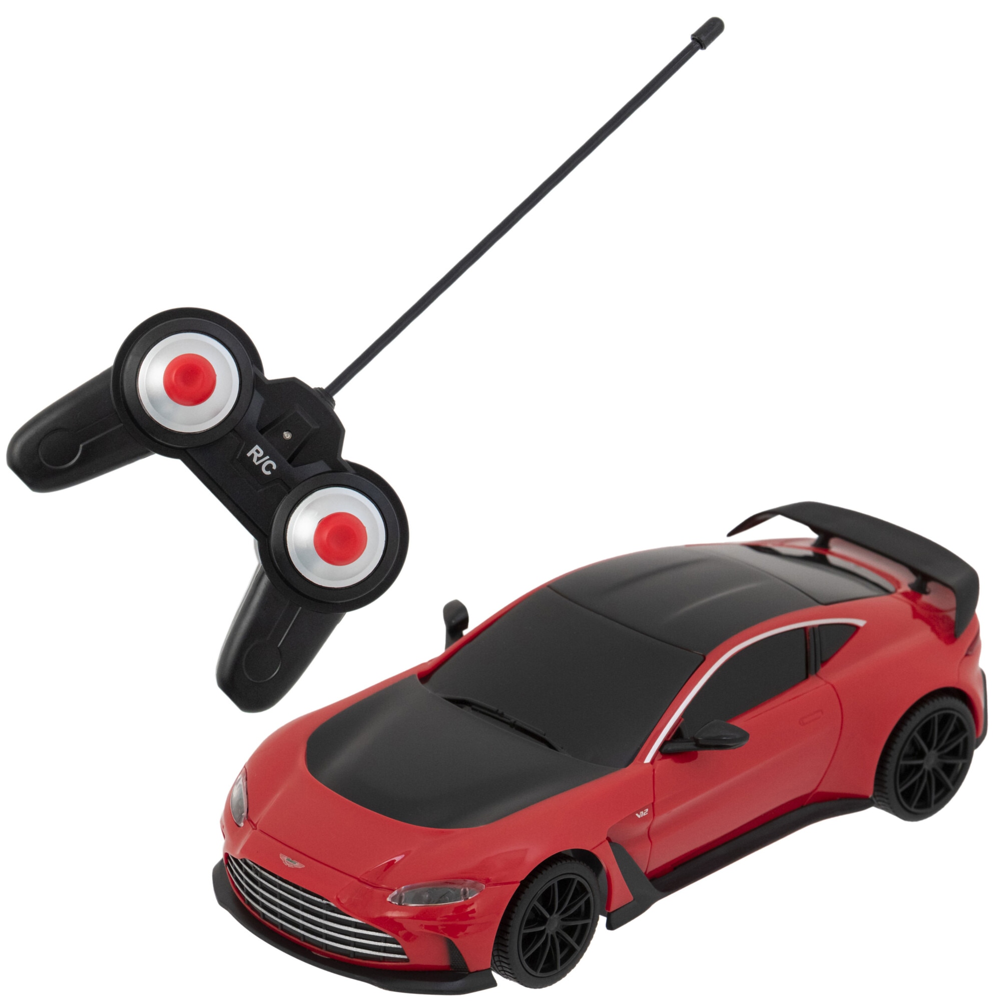 Masinuta cu telecomanda Mappy Aston Martin 2022 V12 Vantage, scara 1:24, rosu