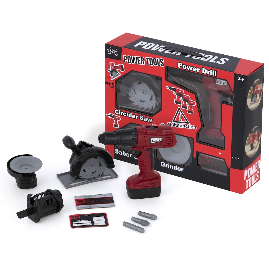 cocomaru★ Set de joaca Mappy Power Tools - Bormasina transformabila cu flex