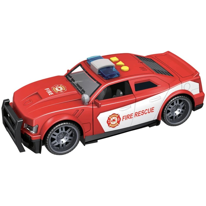 Masinuta Mappy City Fire Rescue, cu lumini si sunete, scara 1:14