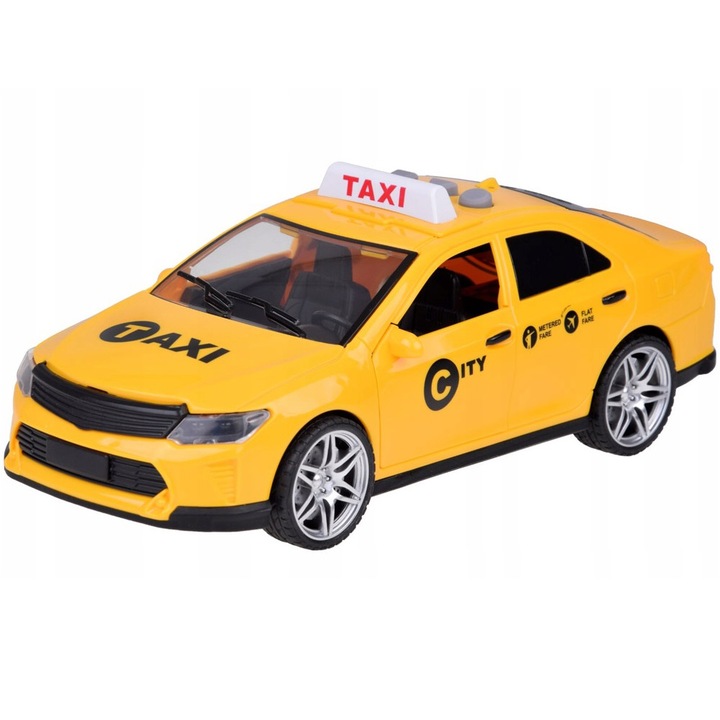 Количка Mappy City Taxi, Със светлини и звуци, Мащаб 1:14