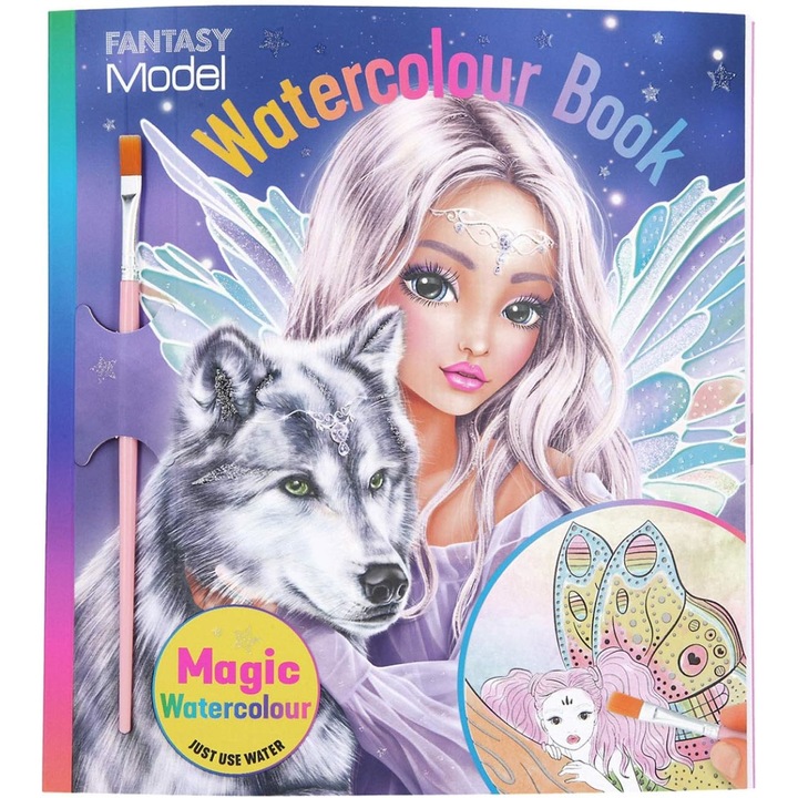 Set carte de colorat Fantasy Model, cu Apa