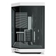Carcasa HYTE Y70, Dual Chamber, Mid-Tower, ATX, Sticla Securizata lateral/fata, riser PCIe inclus, Negru/Alb