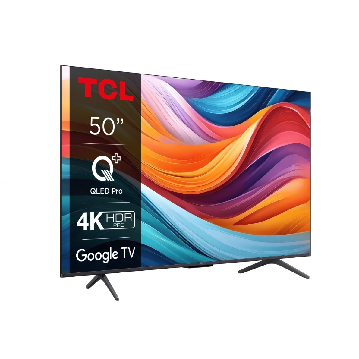 Televizor Smart TCL 50T7B, 126 cm, 4K UHD, QLED, HDR, Seria T7B, Clasa F