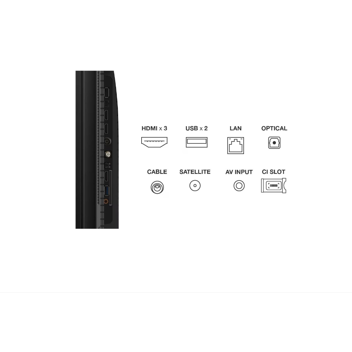 Televizor Smart TCL 50T7B, 126 cm, 4K UHD, QLED, HDR, Seria T7B, Clasa F