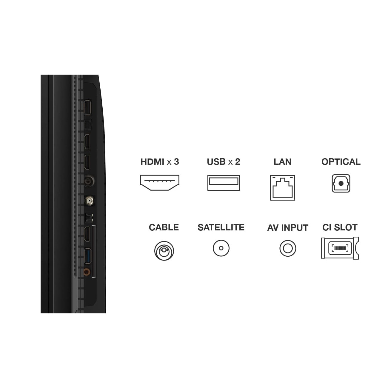 Televizor Smart TCL 50T7B, 126 cm, 4K UHD, QLED, HDR, Seria T7B, Clasa F