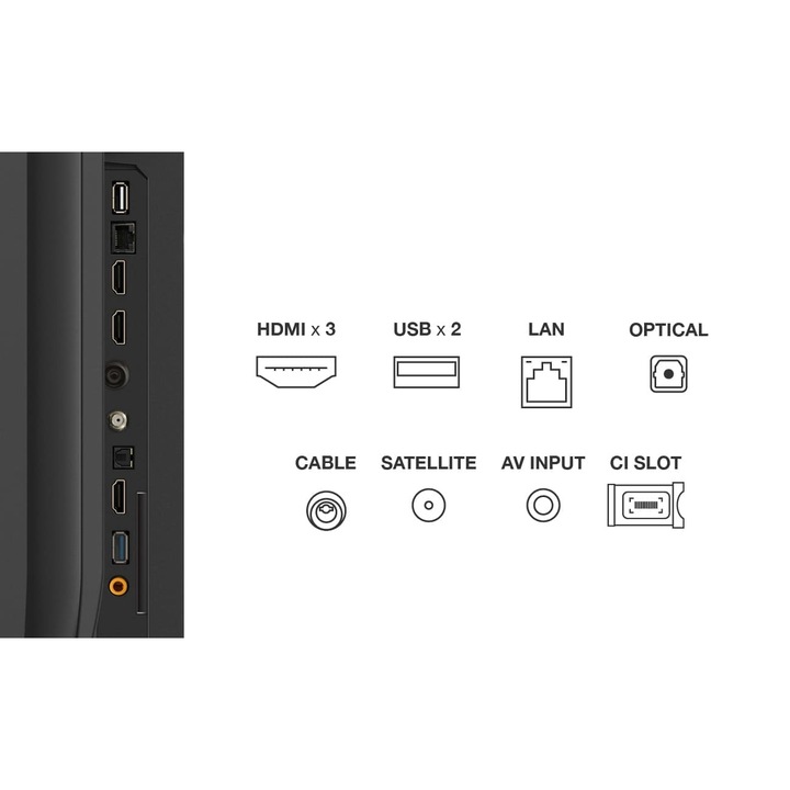 Телевизор TCL QLED 75T7B, 189 см, Smart Google TV, 4K Ultra HD, клас F