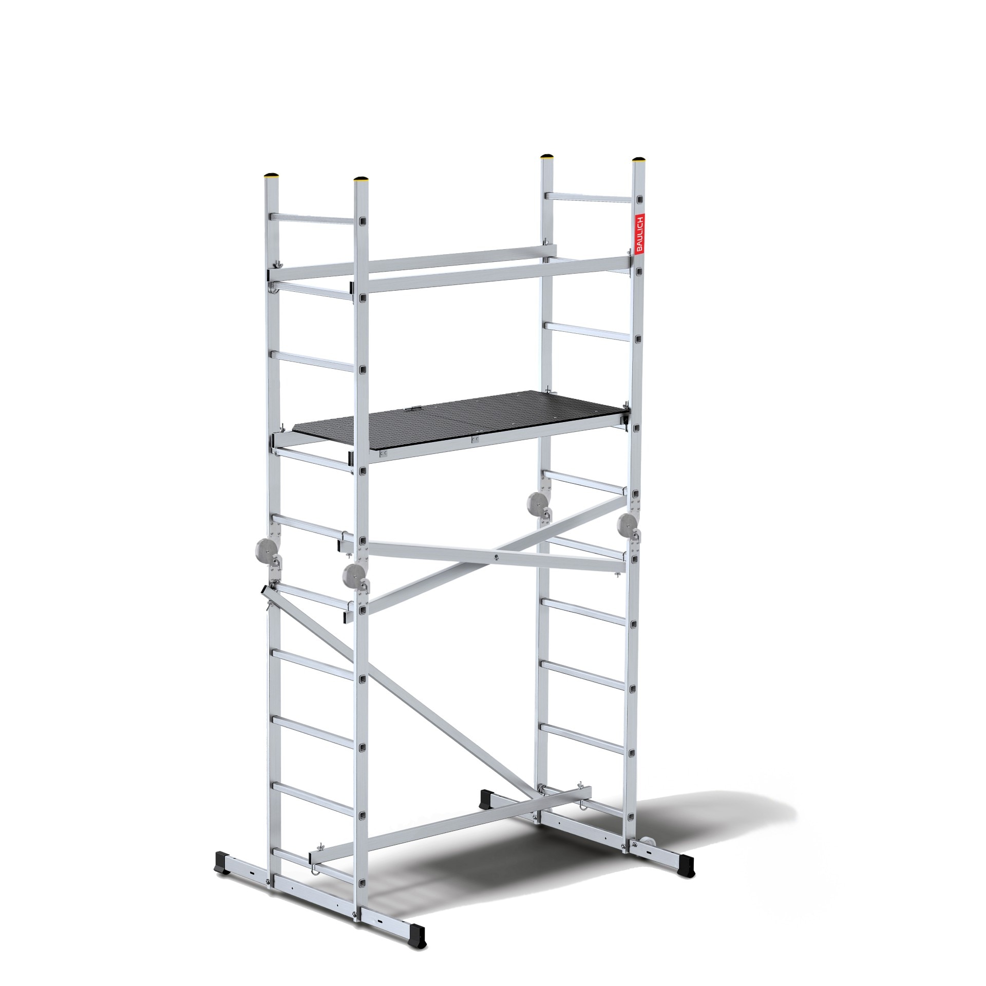 Schela Aluminiu Baulich, 2 Tronsoane, 12 Trepte, Max 150 kg, Inaltime ...