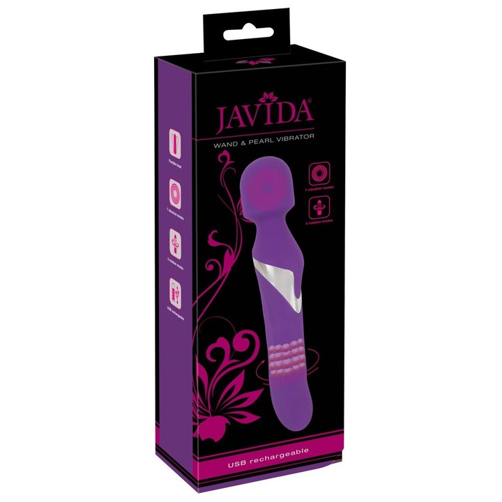 Javida Wand & Pearl vibrátor, 24 cm