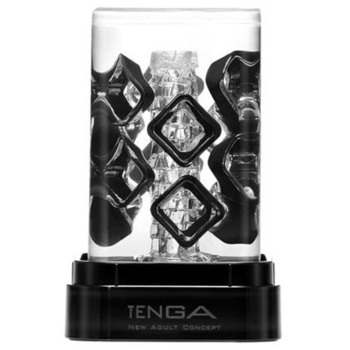 Вагинален мастурбатор TENGA CRYSTA Block, 9 см