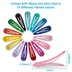 Set clame de par JENUOS, 60 bucati, metal, multicolor