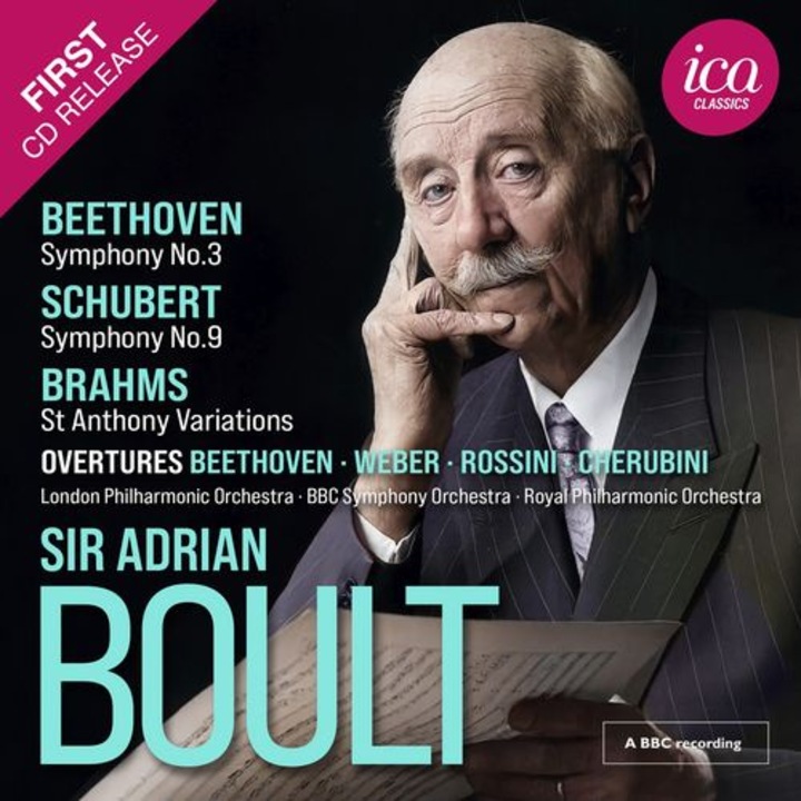 Adrian Boult - Beethoven/schubert/brahms: Symphony No.3/no.9/st Anthony Var (2CD)