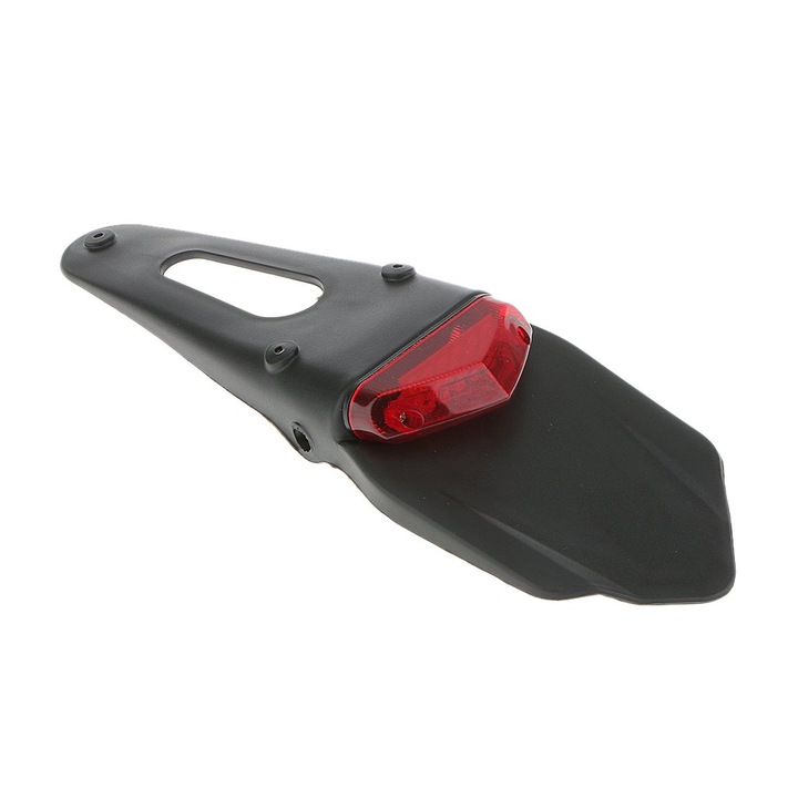 Lampa stop pentru motocicleta, ZocoMoto, LED, 32cmx10cm, Negru